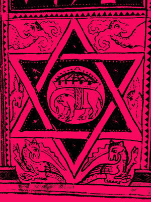 nationalisme drikke ulv German Pentateuch (1300) Aluminum Print – Star of David Art